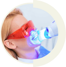 Professional teeth whitening treatment for a bright smile at Master of Dent